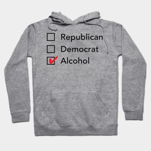 Republican Democrat Alcohol Hoodie